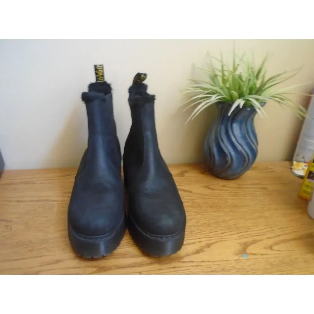 Dr. Martens Women's Rometty FL Quad Platform Chelsea Black Moldova - size 9